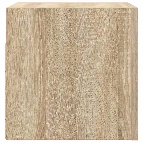 Meuble TV Mural Chêne Sonoma 30,5x30x30 Cm