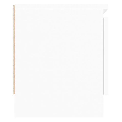 Meuble TV Avec Porte Blanc 102x30x36 Cm