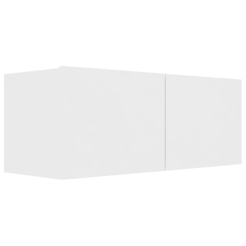 Ensemble De Meubles TV 2 Pièces Blanc Bois D'ingénierie