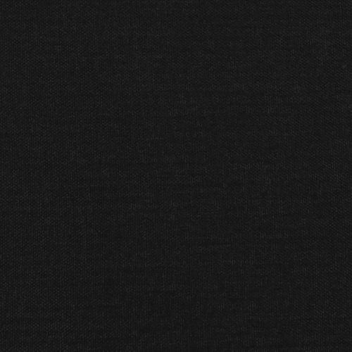 Cadre De Lit Noir 140x190 Cm Tissu