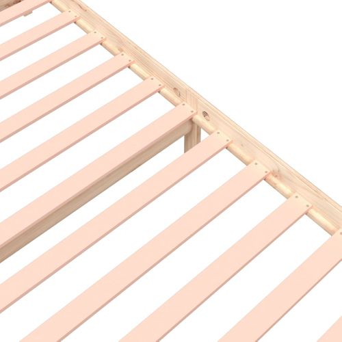 Cadre De Lit Bois Massif 140x190 Cm