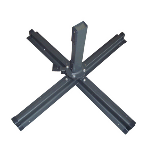 Palatino - Parasol Carré 3x3 Déporté Rotatif Terracotta En Aluminium