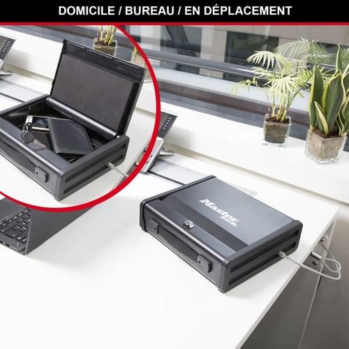 Coffre-fort De Sécurité Compact Avec Câble De Fixation