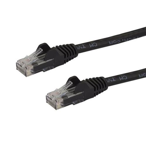 0.5m Black Snagless Cat6 Utp