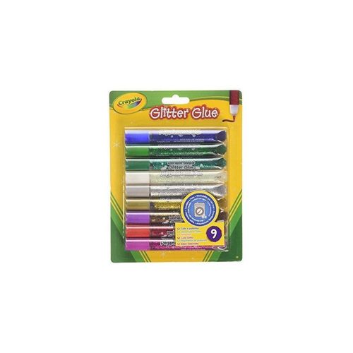 Colles Pailletées - 9 Tubes - Loisirs Créatifs