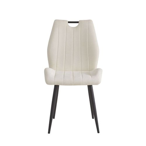 Chaise Avec Poignée Tissu Beige Lieve