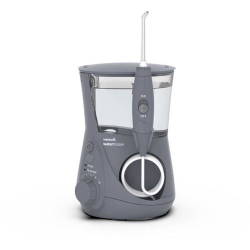 Jet Dentaire - Wp-667 Ultra Professionnel - Gris - 10 Niveaux De Pression - 7 Embouts Inclus