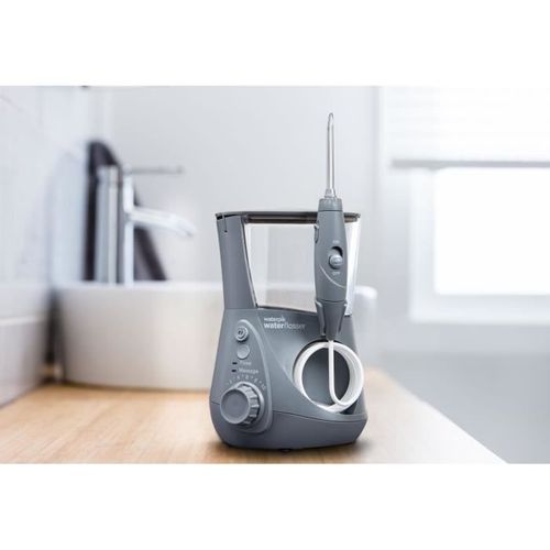Jet Dentaire - Wp-667 Ultra Professionnel - Gris - 10 Niveaux De Pression - 7 Embouts Inclus