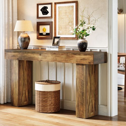 Table Console Étroite De 160 Cm - Table Basse Moderne Pour Couloir