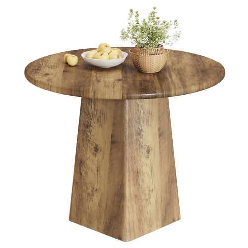 Table De Salle à Manger Ronde De 80 Cm Pour 2 à 4 Personnes, Petite Table De Cuisine