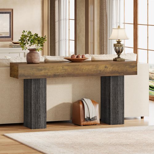 Table Console Longue D'entrée, Style Campagnard, à Placer Derrière Le Canapé, Pour L'entrée