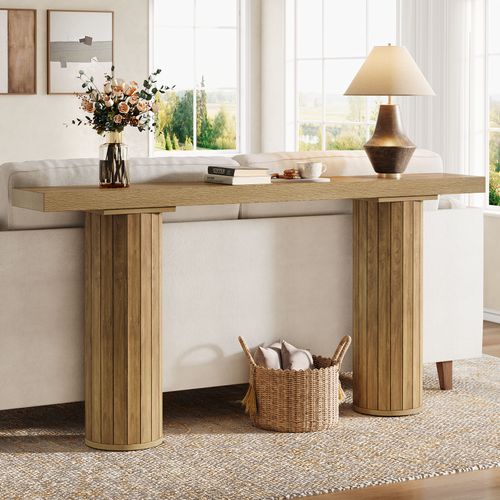 Table Console Extra-longue De 160cm, Table D'entrée Rectangulaire,table De Canapé Derrière Le Canapé