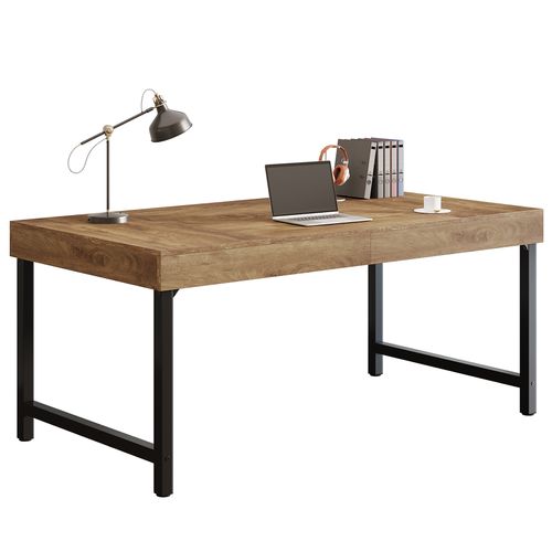 Bureau De Direction Industriel De 140 Cm Pour La Maison Et Le Bureau