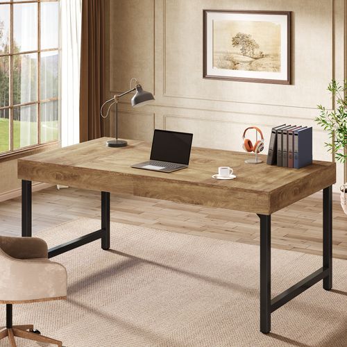 Bureau De Direction Industriel De 140 Cm Pour La Maison Et Le Bureau