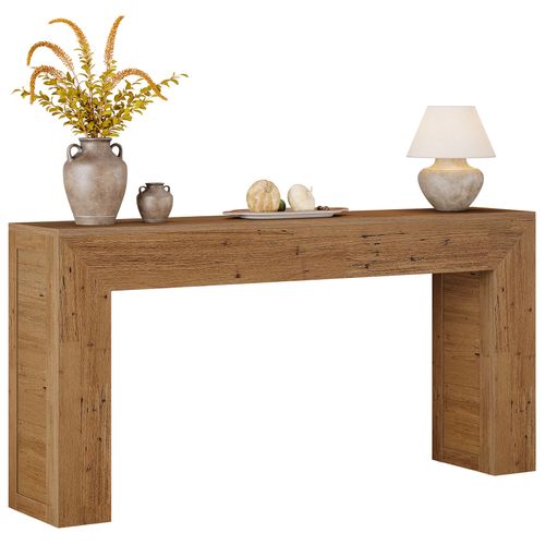 Console D'entrée De 160 Cm, Console De Canapé De Style Ferme Derrière Le Canapé