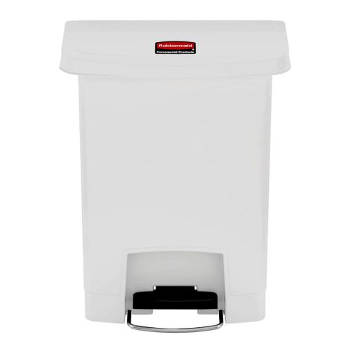 Poubelle à Pédale Slim Jim 30 L Blanc