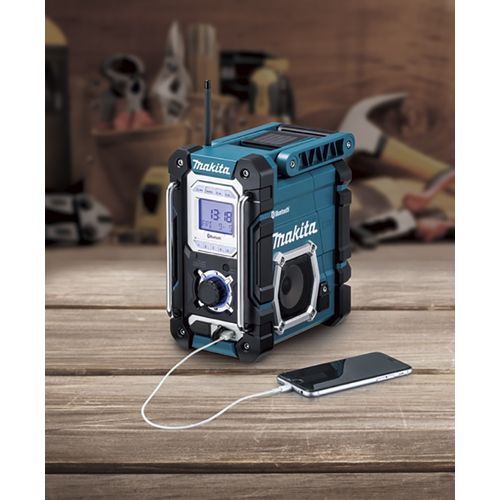 Radio De Chantier 7,2-18v Avec Bluetooth (sans Batterie Ni Chargeur) En Boite Carton - Dmr1