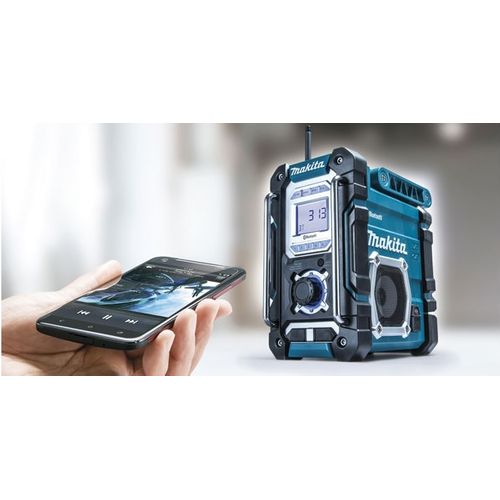 Radio De Chantier 7,2-18v Avec Bluetooth (sans Batterie Ni Chargeur) En Boite Carton - Dmr1