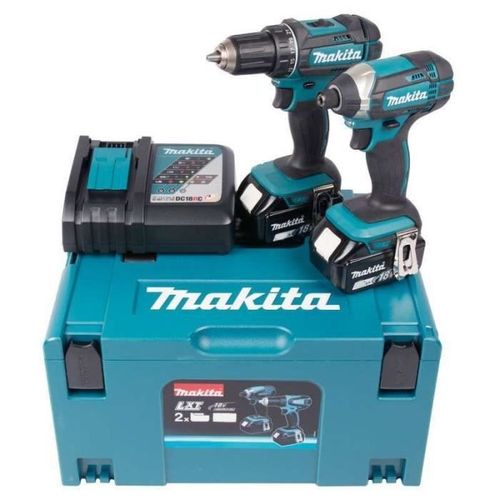 Combopack 2 Outils 18v Perceuse Dhp482 Et Visseuse Dtd152 (2x5,0 Ah) - Dlx2131tj