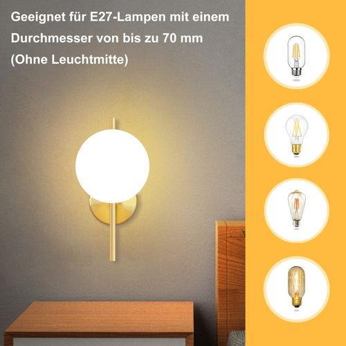 Applique Murale Intérieur Applique Chambre Vintage Lampe De Couloir 1 Ampoule E27 Moderne