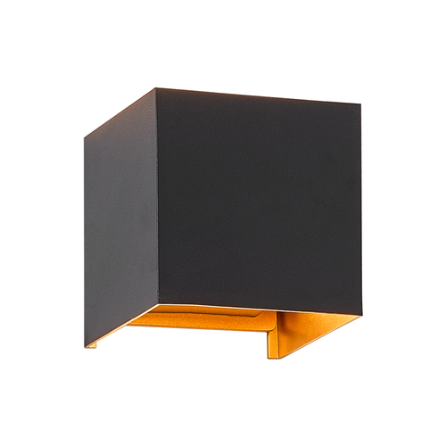 Applique LED 3w -g9 Lampe Murale Noire Et Dorée Étanche Double Faisceau Réglable Ip65 230v 3000k