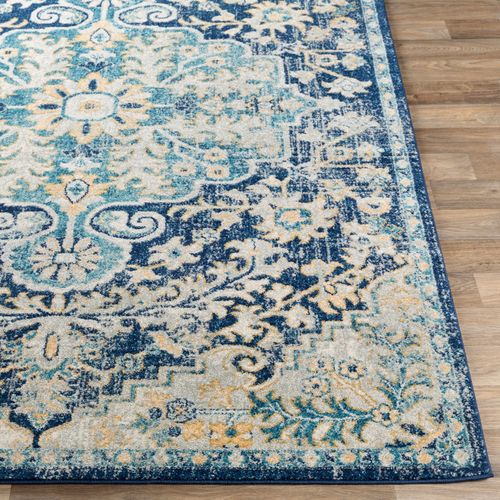 Tapis Vintage Oriental Bleu/rouge 160x220 Cm Maverick
