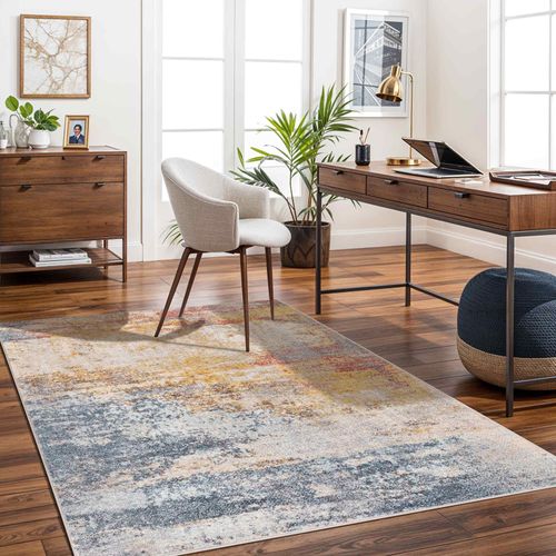 Tapis Abstrait Moderne Multicolore/orange 160x213 Cm Valerie