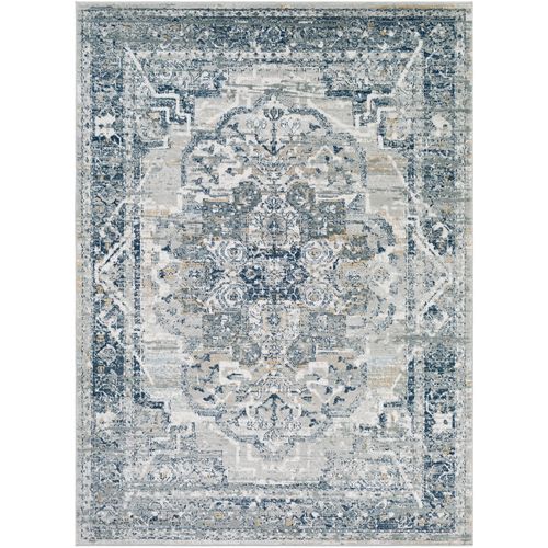 Tapis Vintage Oriental Bleu 160x220 Cm Isabella