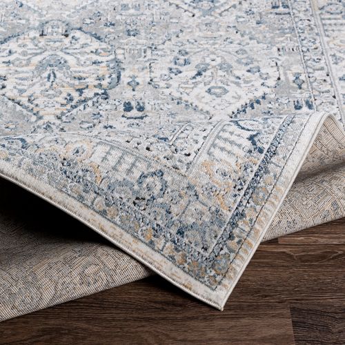 Tapis Vintage Oriental Bleu 200x275 Cm Camila