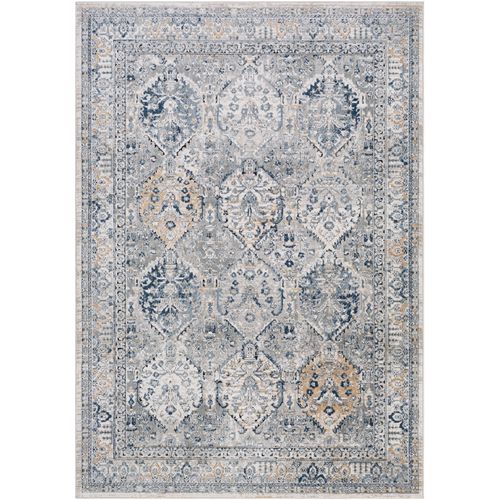 Tapis Vintage Oriental Bleu 200x275 Cm Camila