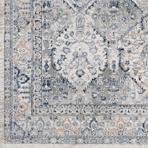 Tapis Vintage Oriental Bleu 200x275 Cm Camila