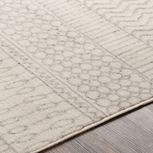 Tapis Scandinave Bohème Blanc/gris 200x275 Cm Bianca
