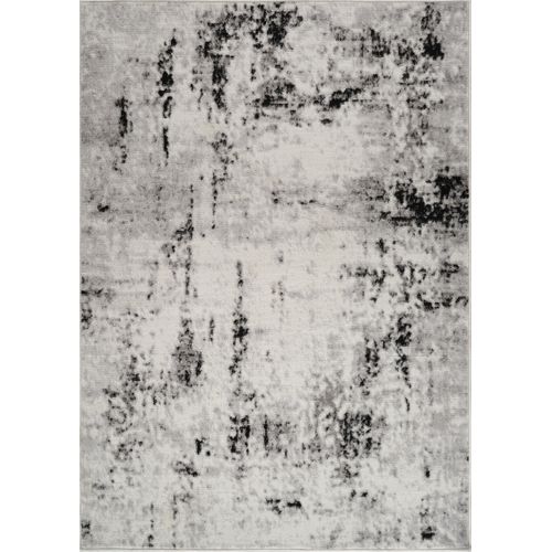 Tapis Abstrait Moderne Blanc/gris 200x275 Cm Natalia