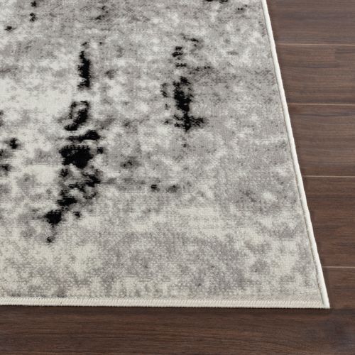 Tapis Abstrait Moderne Blanc/gris 200x275 Cm Natalia