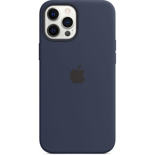 Coque En Silicone iPhone 12 Pro Max Avec Magsafe - Bleu Marine