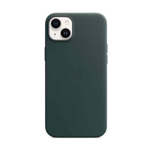 Coque En Cuir Avec Magsafe Pour iPhone 14 Plus Vert Forêt