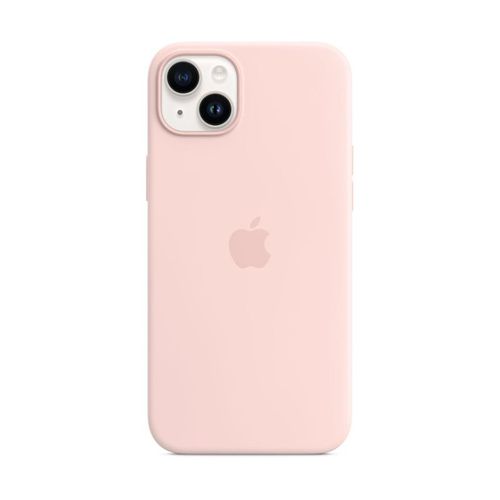 Coque En Silicone Avec Magsafe Pour  iPhone 14 Plus Rose Craie