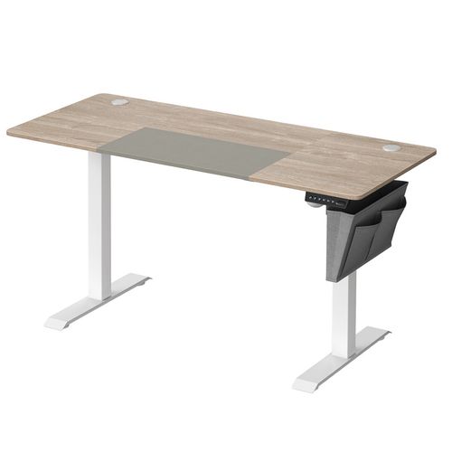 X Bureau Assis Debout Électrique, 60 X 140 X (72-120) Cm, Table Réglable En Hauteur