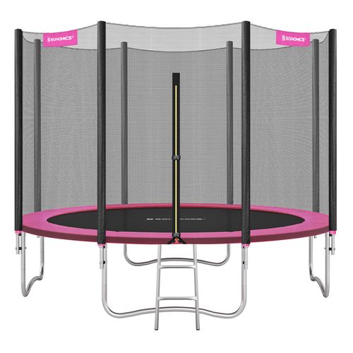 Trampoline Ø 366 Cm Pour Enfants, Filet De Protection, Coussins De Sécurité, Échelle