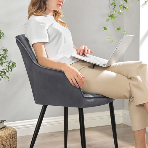 Chaise De Salle à Manger, Fauteuil, Siège Rembourrée, Avec Accoudoirs