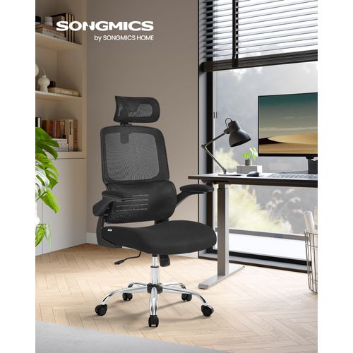 Fauteuil De Bureau Ergonomique Xmifer Noir - Support Lombaire, Accoudoirs, Appuie-tête