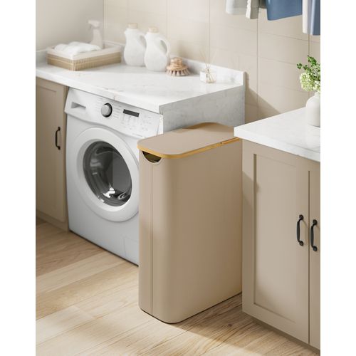 Panier à Linge Pliable En Plastique : Paniers à Linge Pliables – Panier à Linge Pliable Pour Le Lavage Et Le Rangement 43 L (doré