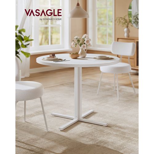 Table Ronde, Table De Cuisine, Pour 4 Personnes, Style Campagnard, Surface Résistante à L'eau