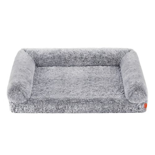 Panier Pour Chien, Taille XXL, Pour Chiens De Grande Taille, 122 X 85 X 19 Cm, Gris Ombré