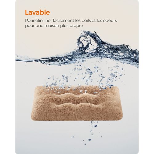 Panier Pour Chien, Canapé, Lit Pour Animaux, 110 X 73 Cm, Rembourrage Moelleux, Lavable