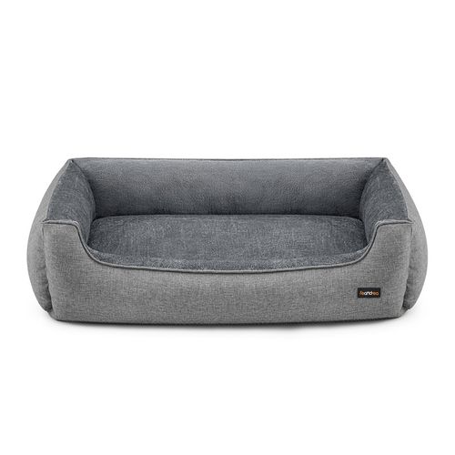 Panier Pour Chiens, Lit Pour Animaux, Taille XXL Pour Grands Chiens, 120 X 90 X 30 Cm, Gris