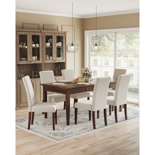 Lot De 2 Chaises De Salle à Manger, Assise Épaisse, 58 X 48 X 100 Cm, Blanc Crème