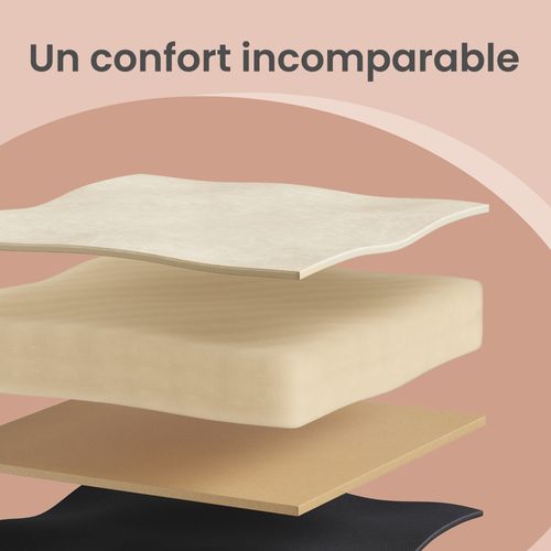 Tabourets De Bar, Lot De 2, Pivotants à 360°, Avec Dossier, En Pu, Hauteur 65 Cm, Crème