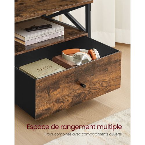 Meuble TV Pour Télévision Jusqu'à 80 Pouces, 3 Tiroirs En Tissu, 3 Étagères, 178 X 40 X 50 Cm