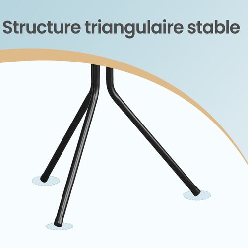 Portemanteau En Métal, Avec Crochets, Pour Salon, Entrée, Chambre, Noir